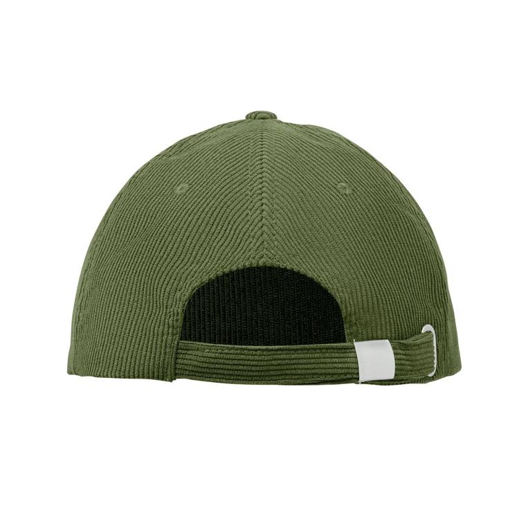 Șapcă de baseball din raiat cu 5 panouri Wale Verde militar