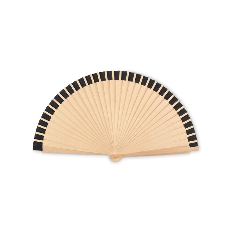 Evantai din lemn Woodfan Negru