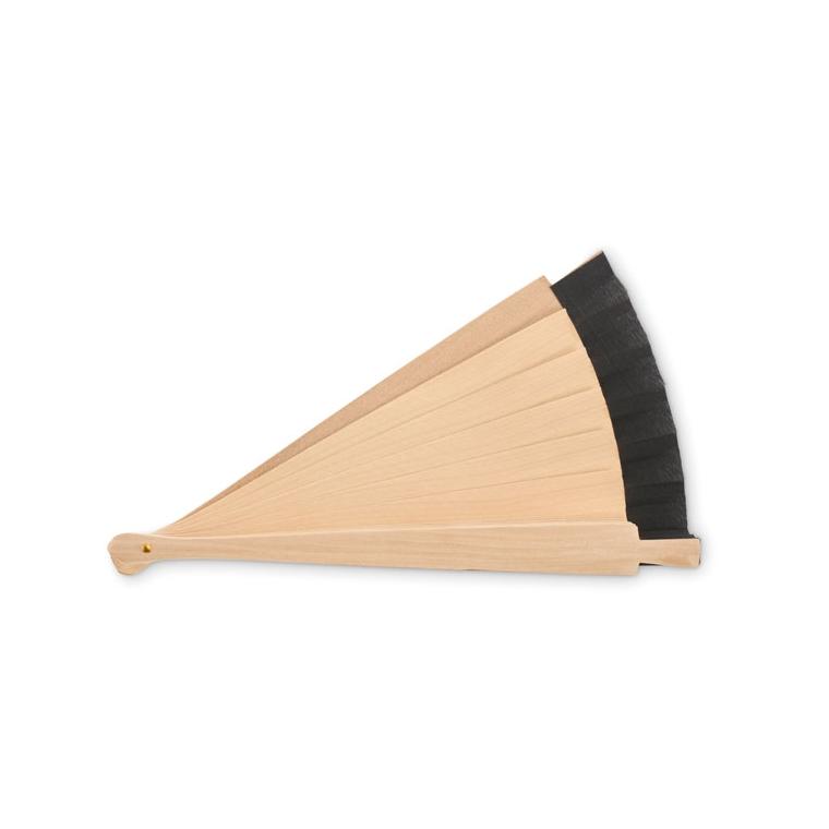 Evantai din lemn Woodfan Negru