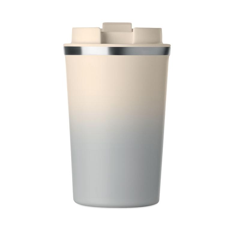 Pahar cu perete dublu Brace Gradient, 350 ml Gri