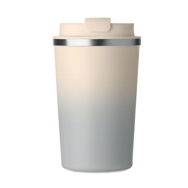 Pahar cu perete dublu Brace Gradient, 350 ml Gri