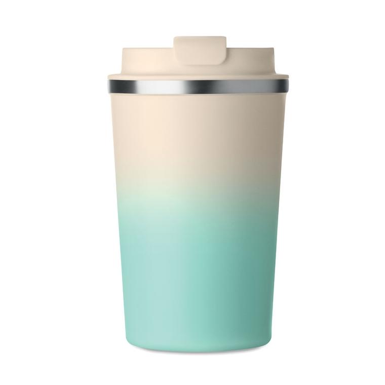 Pahar cu perete dublu Brace Gradient, 350 ml Verde mentă