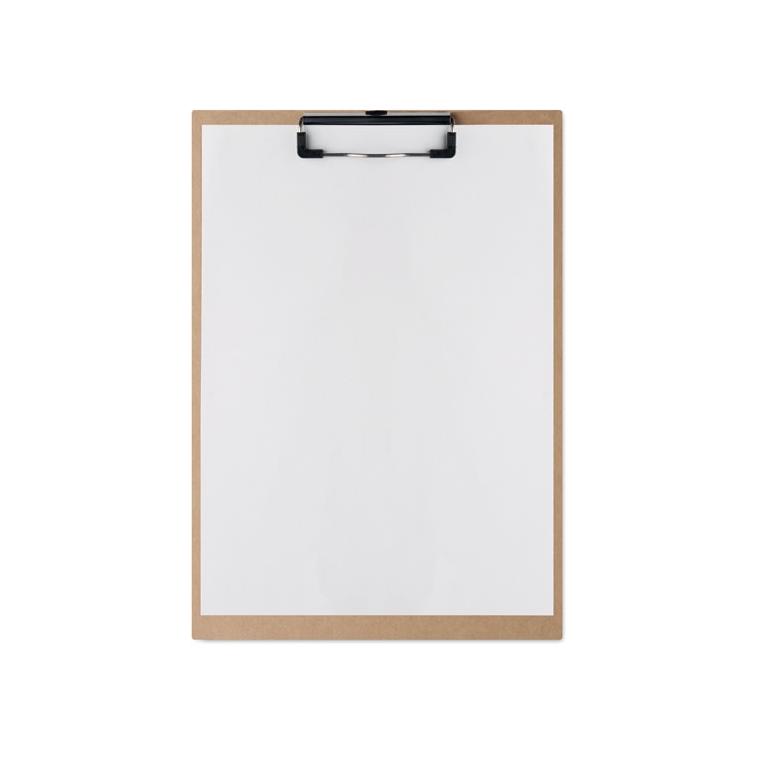 Clipboard A4 din carton Clipa Bej