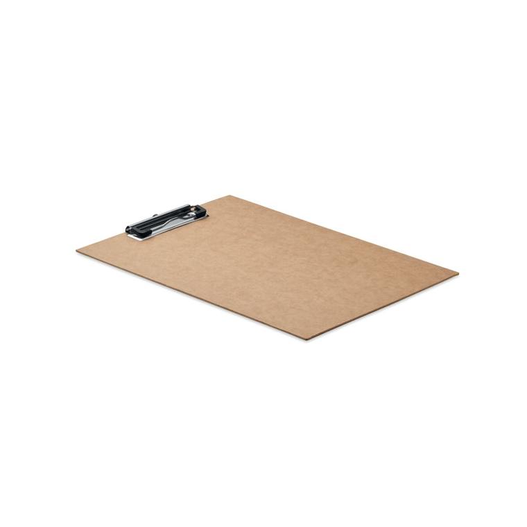 Clipboard A4 din carton Clipa Bej