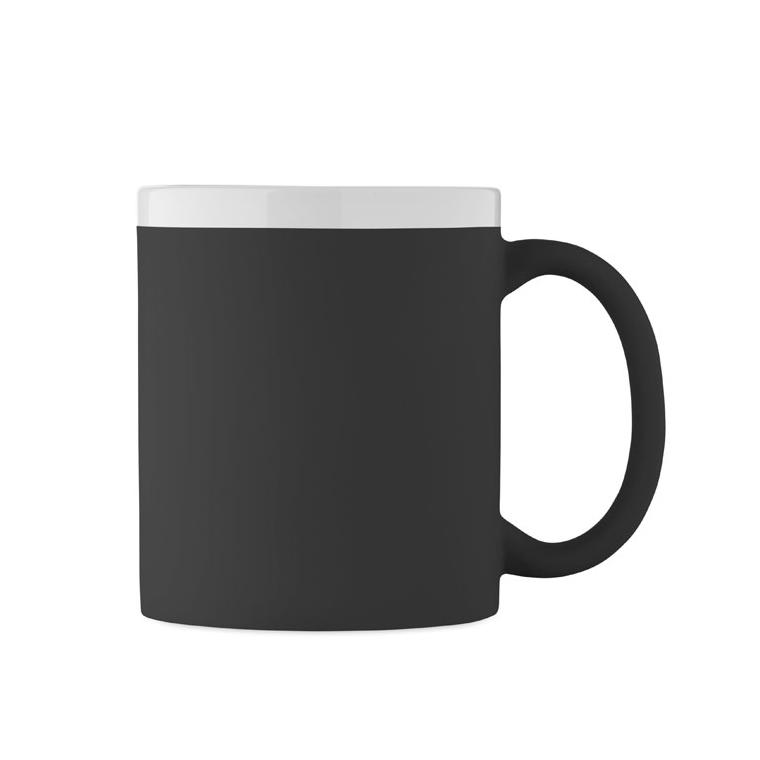 Cană din ceramică Mugiva, 300 ml Negru