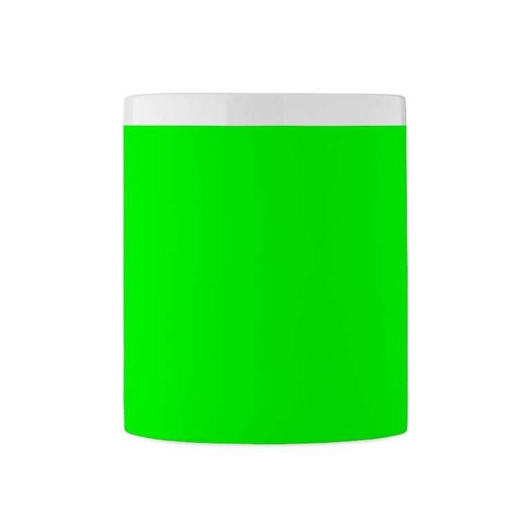 Cană din ceramică Mugiva, 300 ml Verde neon