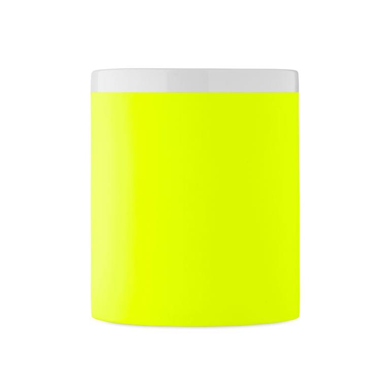 Cană din ceramică Mugiva, 300 ml Galben neon