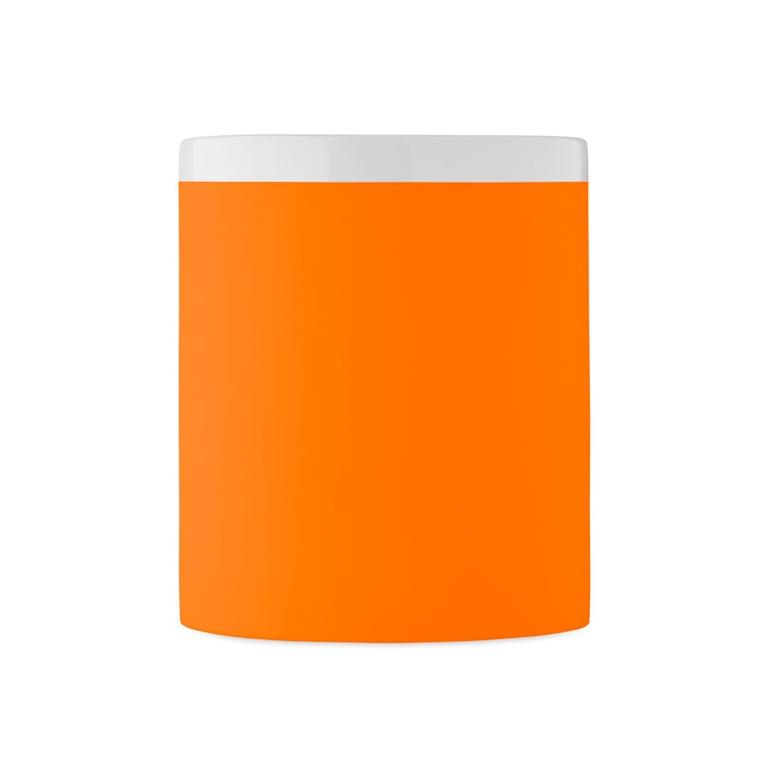 Cană din ceramică Mugiva, 300 ml Portocaliu neon