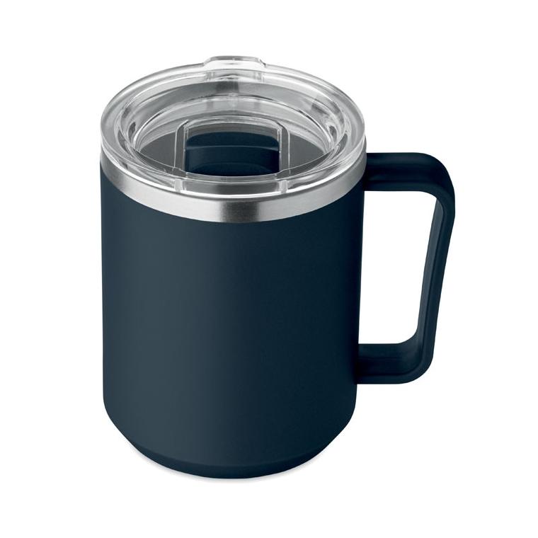 Cană cu perete dublu Cocoa, 400 ml Navy 