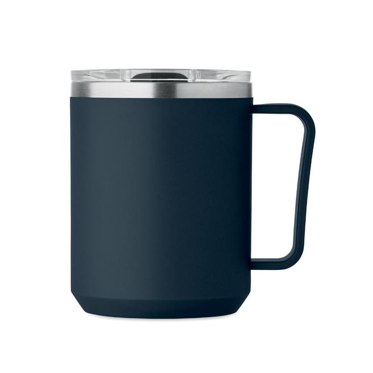 Cană cu perete dublu Cocoa, 400 ml Navy 