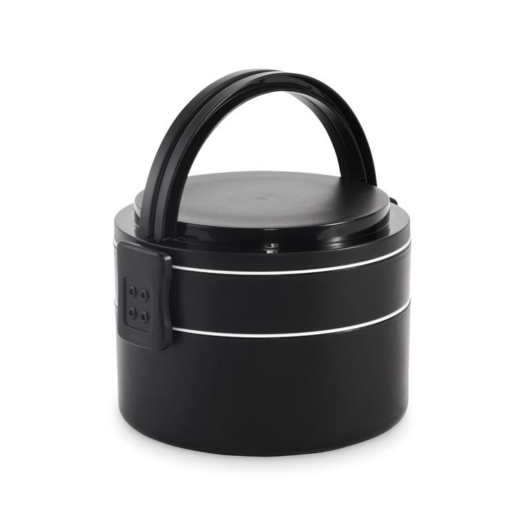 Caserolă cu 2 niveluri din PP Ensala, 950 ml Negru