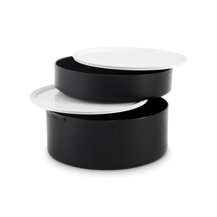 Caserolă cu 2 niveluri din PP Ensala, 950 ml Negru