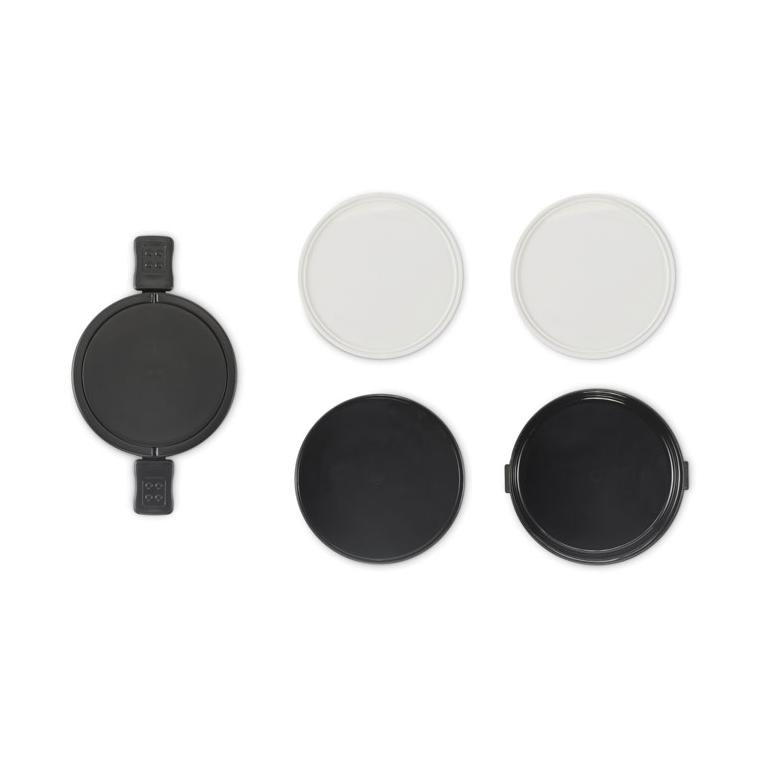 Caserolă cu 2 niveluri din PP Ensala, 950 ml Negru
