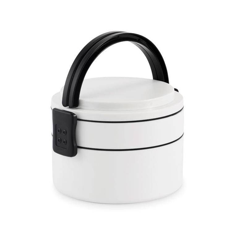 Caserolă cu 2 niveluri din PP Ensala, 950 ml Alb