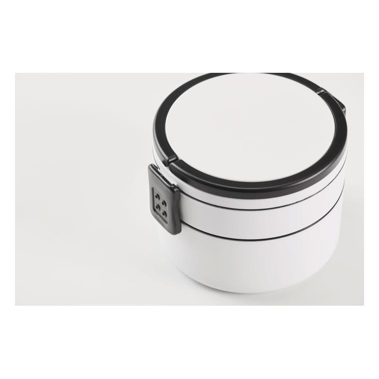 Caserolă cu 2 niveluri din PP Ensala, 950 ml Alb