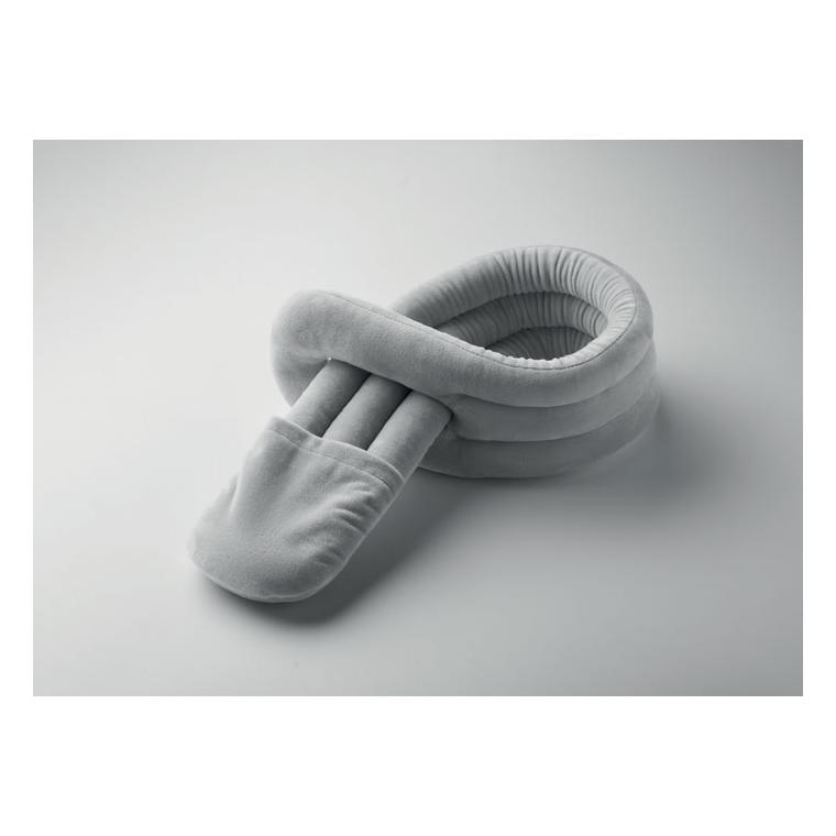 Pernă de călătorie pliabilă Wrap It Gri