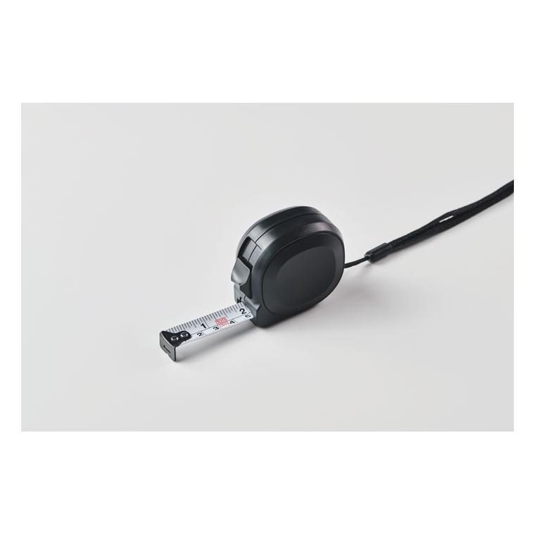 Bandă de măsurat Meas3, 3 m Negru