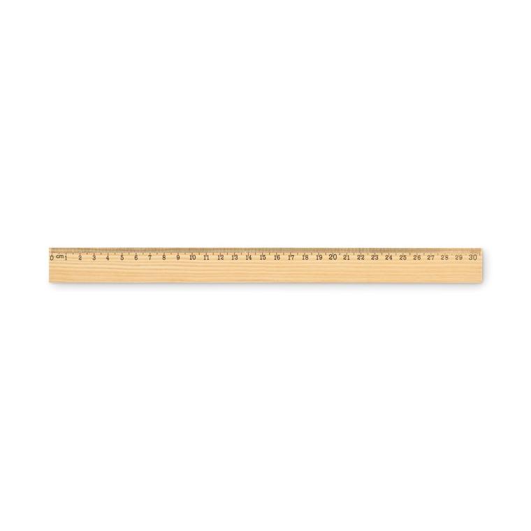 Riglă din lemn Ruler30, 30 cm