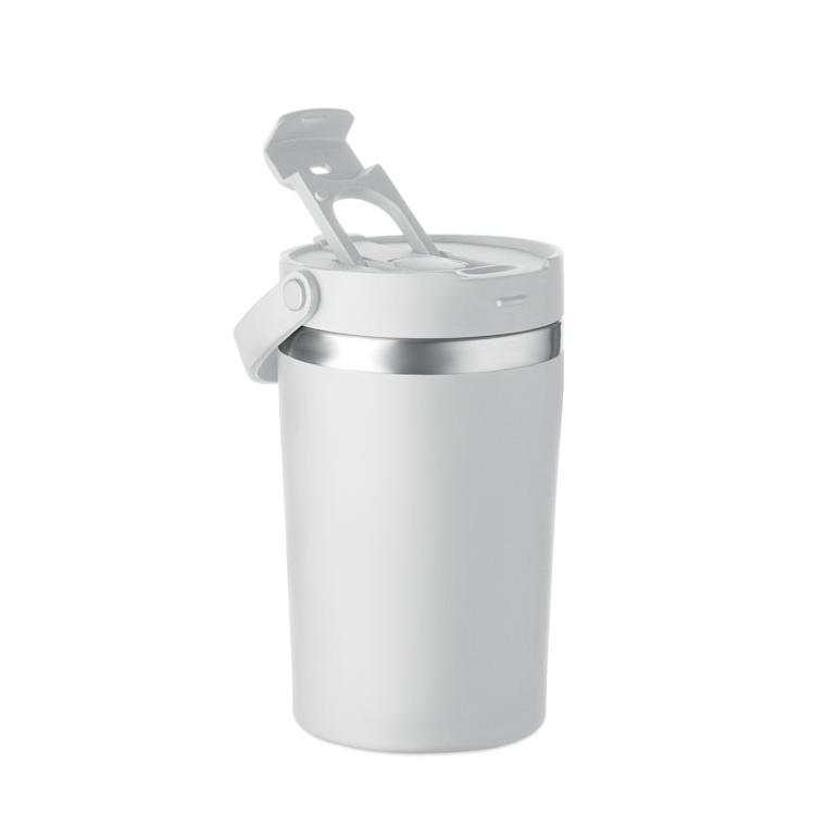 Pahar cu perete dublu Cozycup, 350 ml Alb