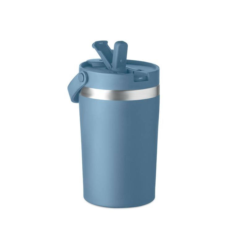Pahar cu perete dublu Cozycup, 350 ml Petrol