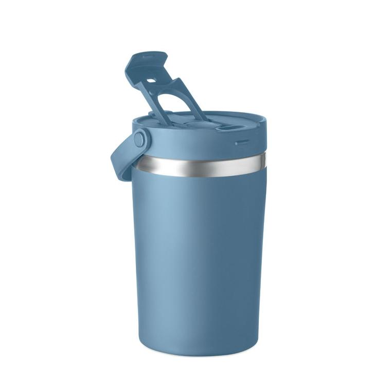 Pahar cu perete dublu Cozycup, 350 ml Petrol