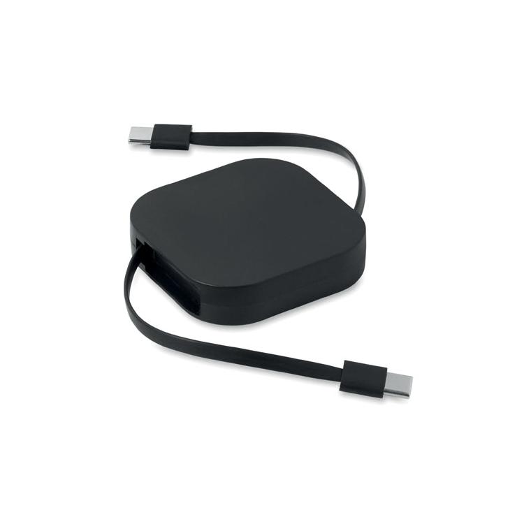 Cablu de încărcare pliabil Linea 100, 100W Negru