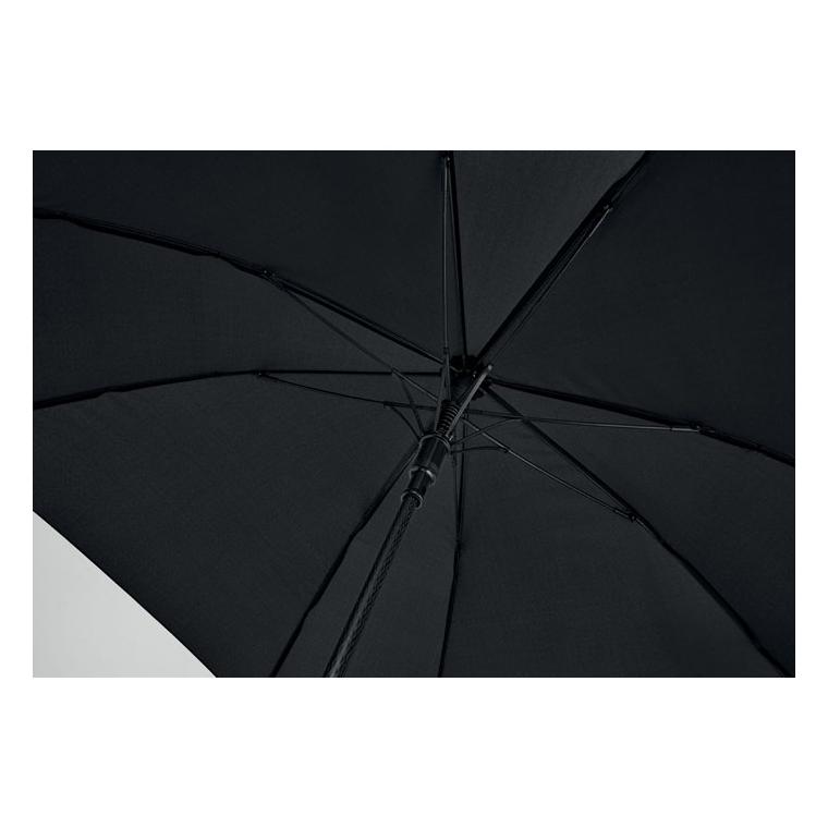 Umbrelă pătrată anti-vânt Amboli, 23 inch Negru