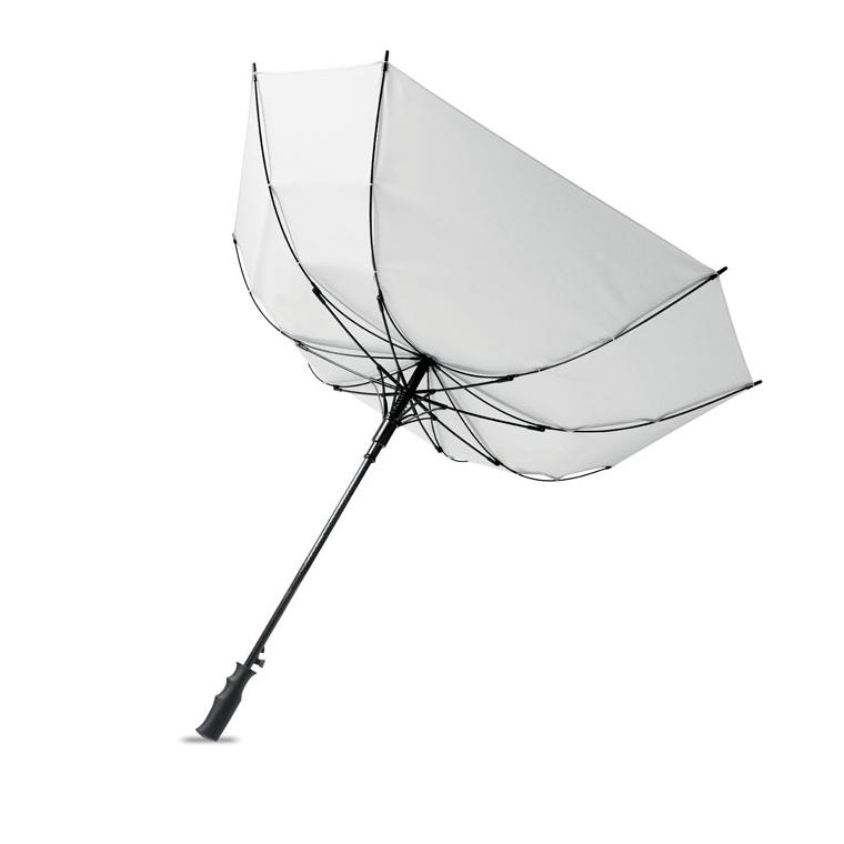 Umbrelă pătrată anti-vânt Amboli, 23 inch Alb