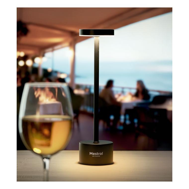 Lampă de birou din aluminiu Bistrot Negru