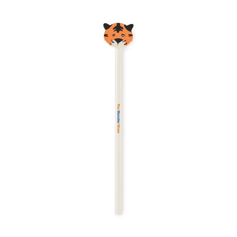 Creion din lemn în formă de animal Circo Alb