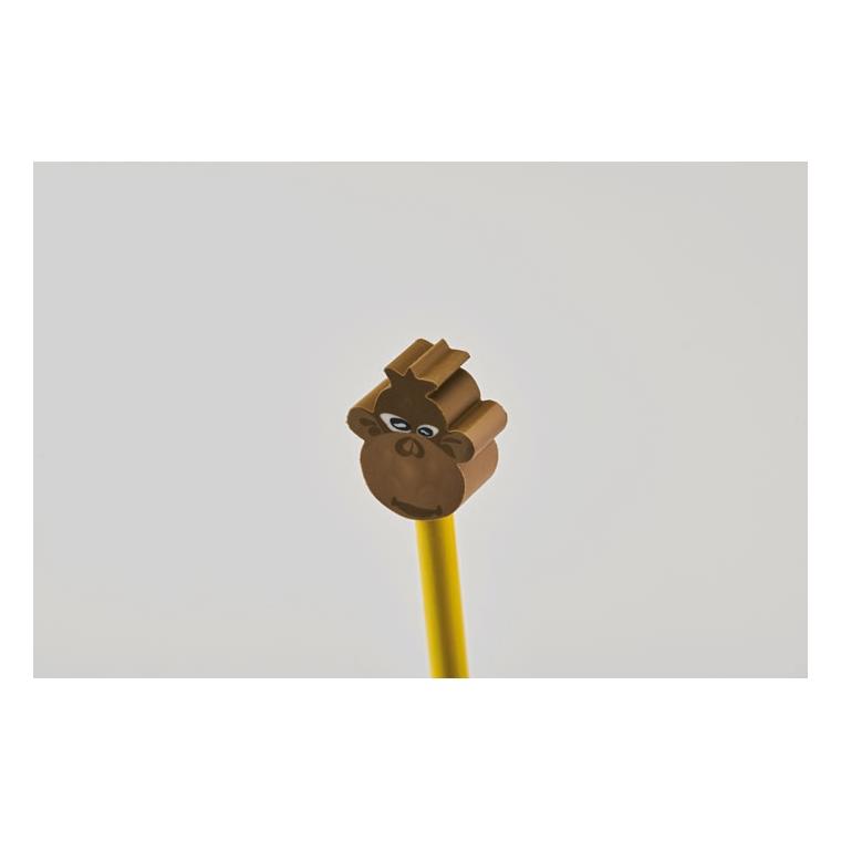 Creion din lemn în formă de animal Circo Galben