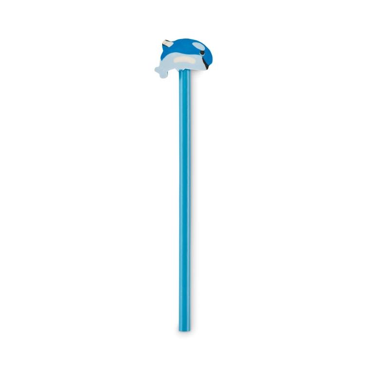 Creion din lemn în formă de animal Circo Turquoise