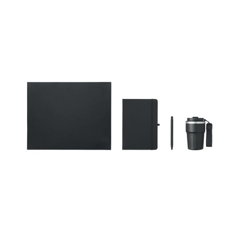 Set cadou din 3 piese în cutie Engage Negru