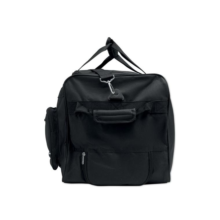 Geantă de voiaj tip troliu din RPET 600D Itfits Negru
