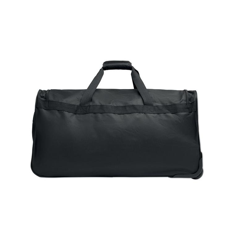 Geantă de voiaj tip troliu din RPET 600D Itfits Negru