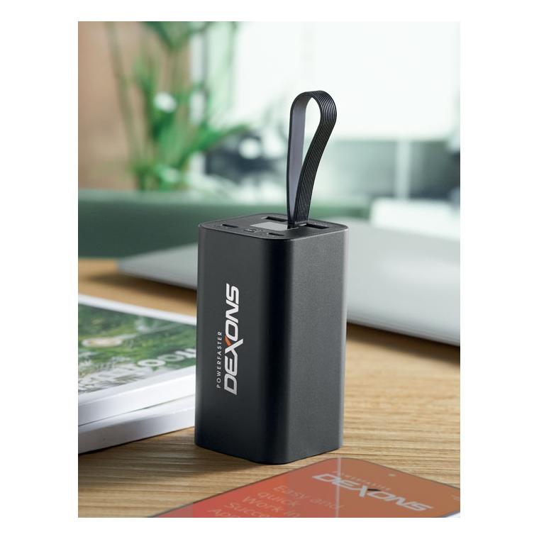 Baterie externă 20.000 mAh Voima Negru