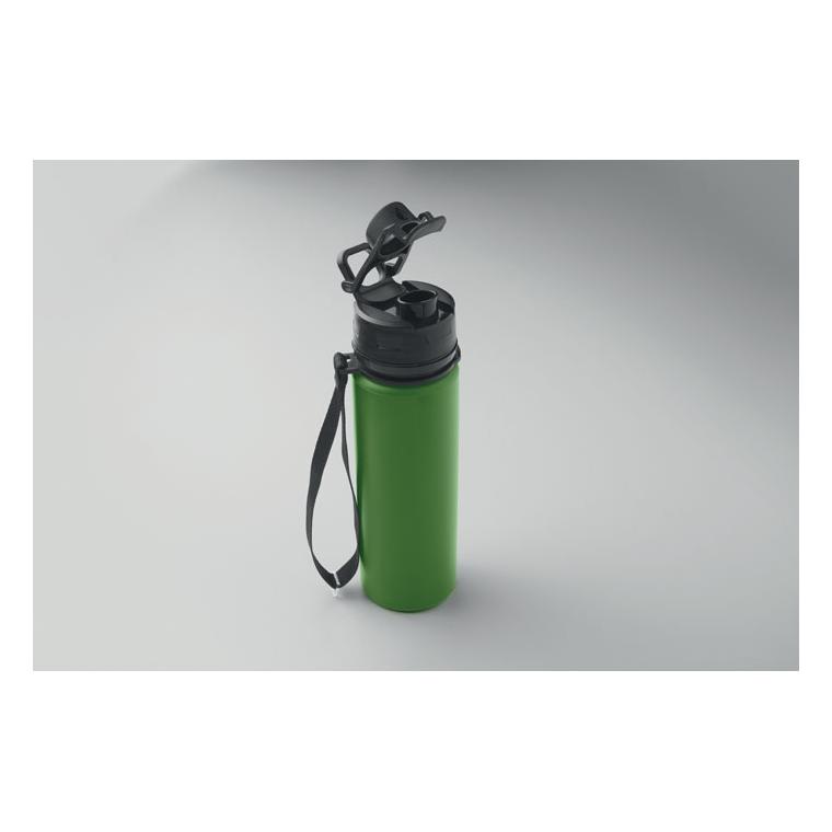 Sticlă sport pliabilă din silicon Lett Verde Inchis