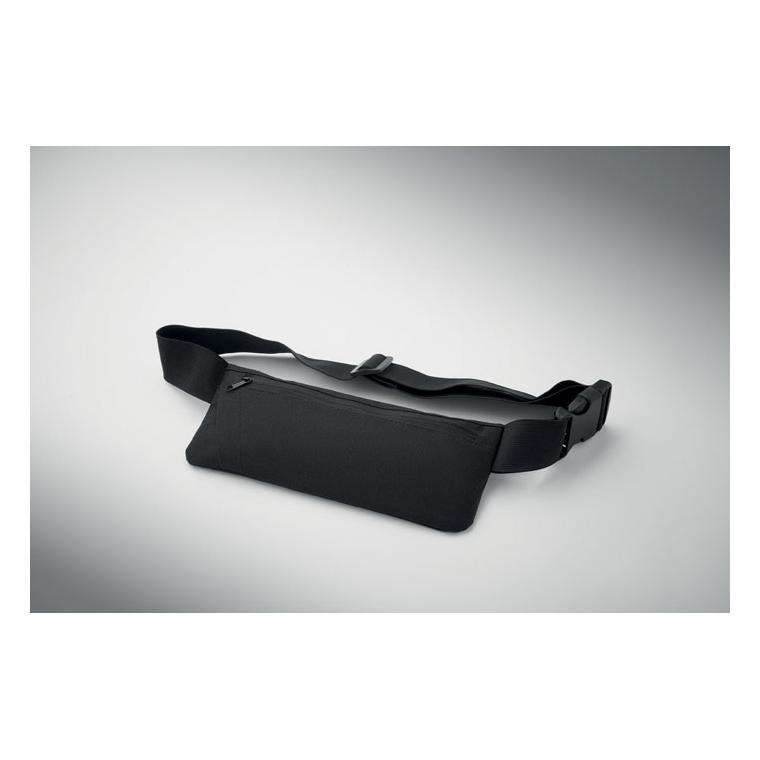 Borsetă sport din RPET 600D Moderate Negru