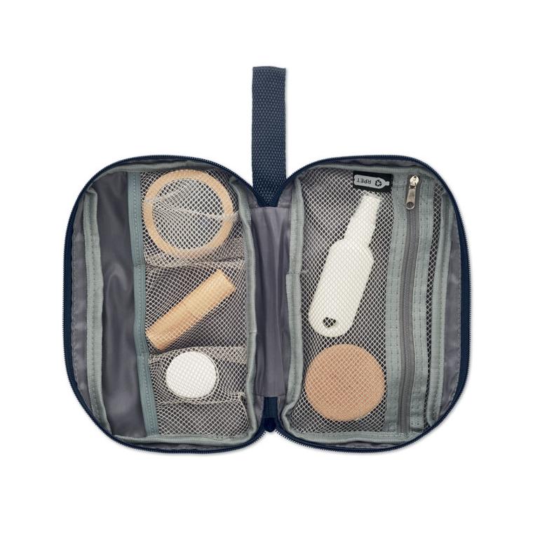 Geantă pentru cosmetice din RPET 600D Vanit Navy 
