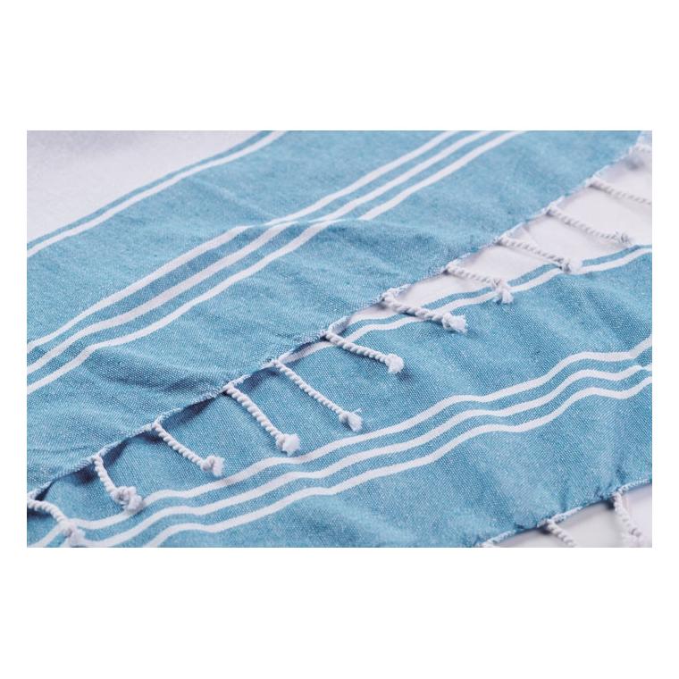 Geantă de plajă cu prosop hammam Hummum Turquoise