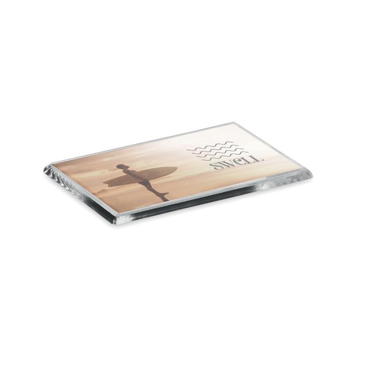 Magnet foto acrilic dreptunghiular Magme Transparent
