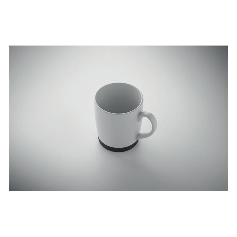 Cană din ceramică Silbase, 300 ml Negru