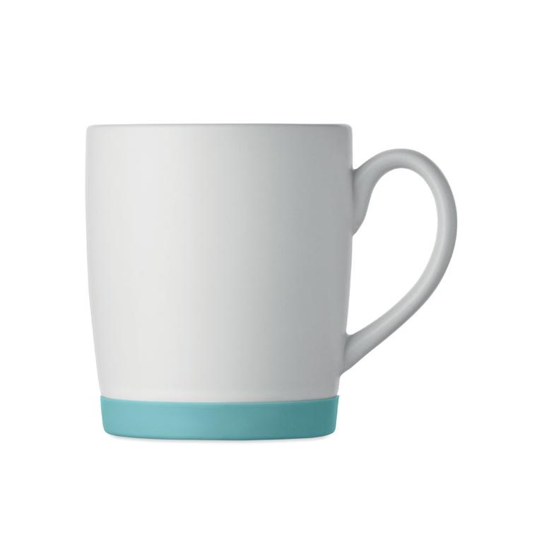 Cană din ceramică Silbase, 300 ml Petrol