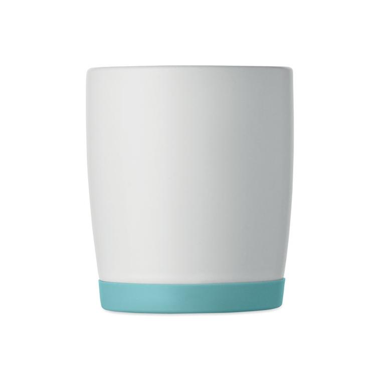 Cană din ceramică Silbase, 300 ml Petrol