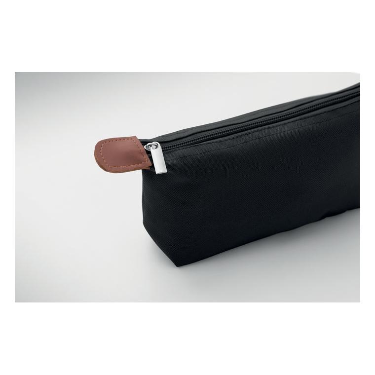 Geantă pentru cosmetice din RPET 600D Vanity Negru