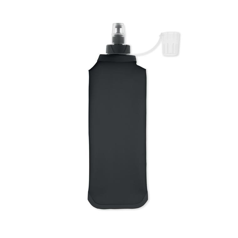 Sticlă de apă pliabilă Biter, 500 ml Negru