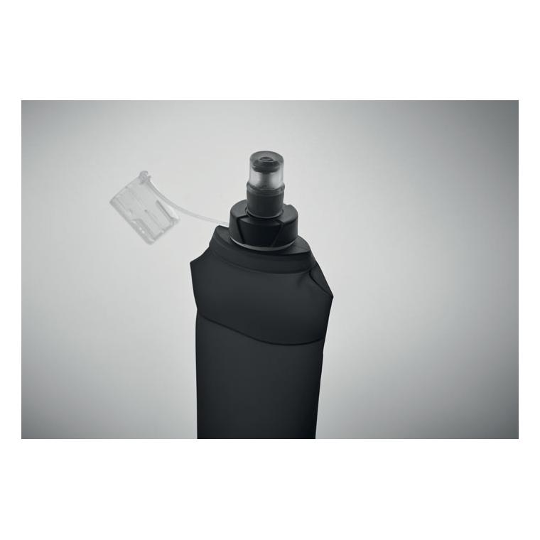 Sticlă de apă pliabilă Biter, 500 ml Negru