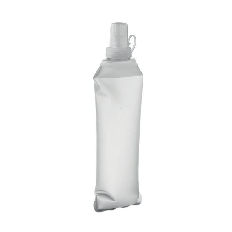 Sticlă de apă pliabilă Biter, 500 ml Alb transparent