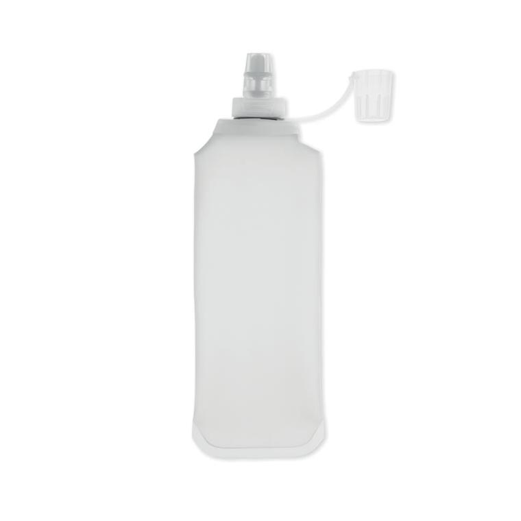 Sticlă de apă pliabilă Biter, 500 ml Alb transparent