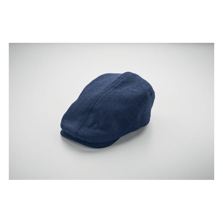 Șapcă plată tip Newsboy Blind Peak, 320 g/m² Albastru